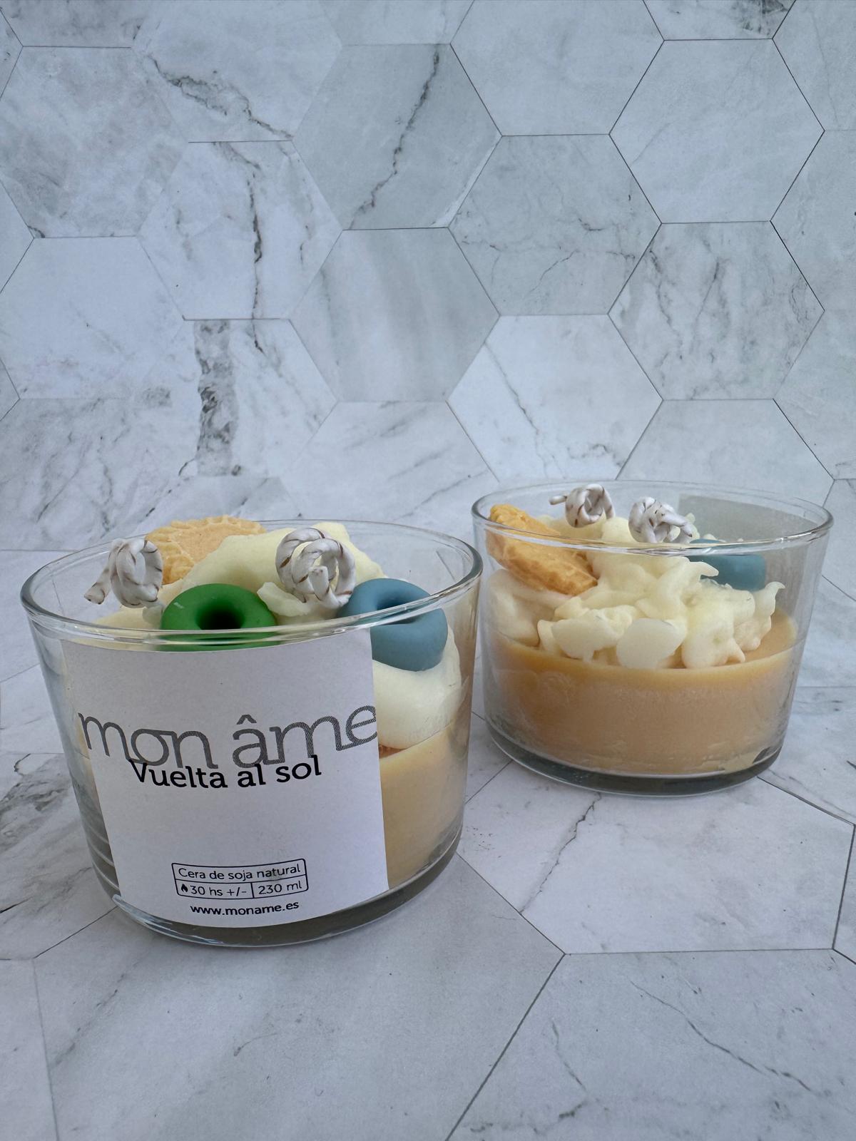Vela aromática Postre "Vuelta al sol"