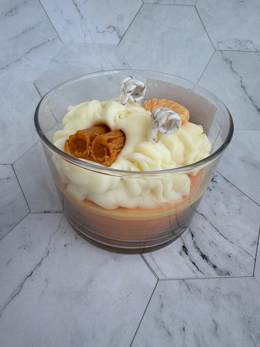 Vela aromática Postre "Canela y Naranja"