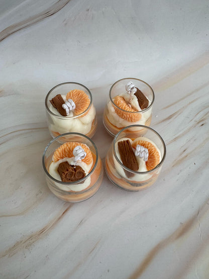 Vela aromática Mini postre "Canela y Naranja"