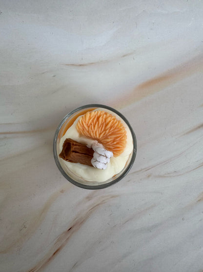 Vela aromática Mini postre "Canela y Naranja"