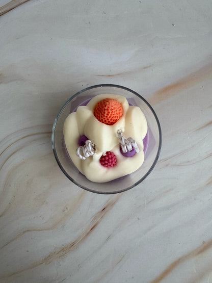Vela aromática Postre "Frutos rojos"