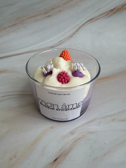Vela aromática Postre "Frutos rojos"